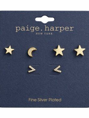 Paige Harper mini stud sets NWT